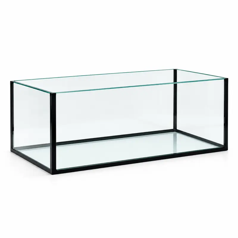 Terra-Natur Aquarium 80x30x25cm / 60 Liter schwarz