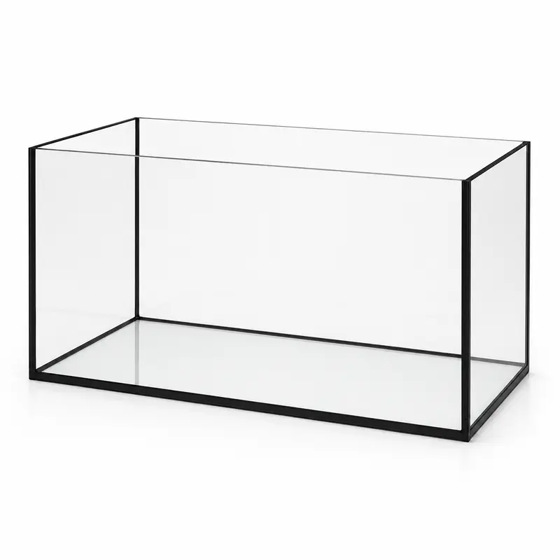 Terra-Natur Aquarium 80x50x50cm 200 Liter schwarz