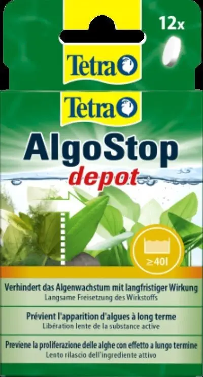 Tetra AlgoStop depot 12 Stück - verhindert das Algenwachstum Aquarium