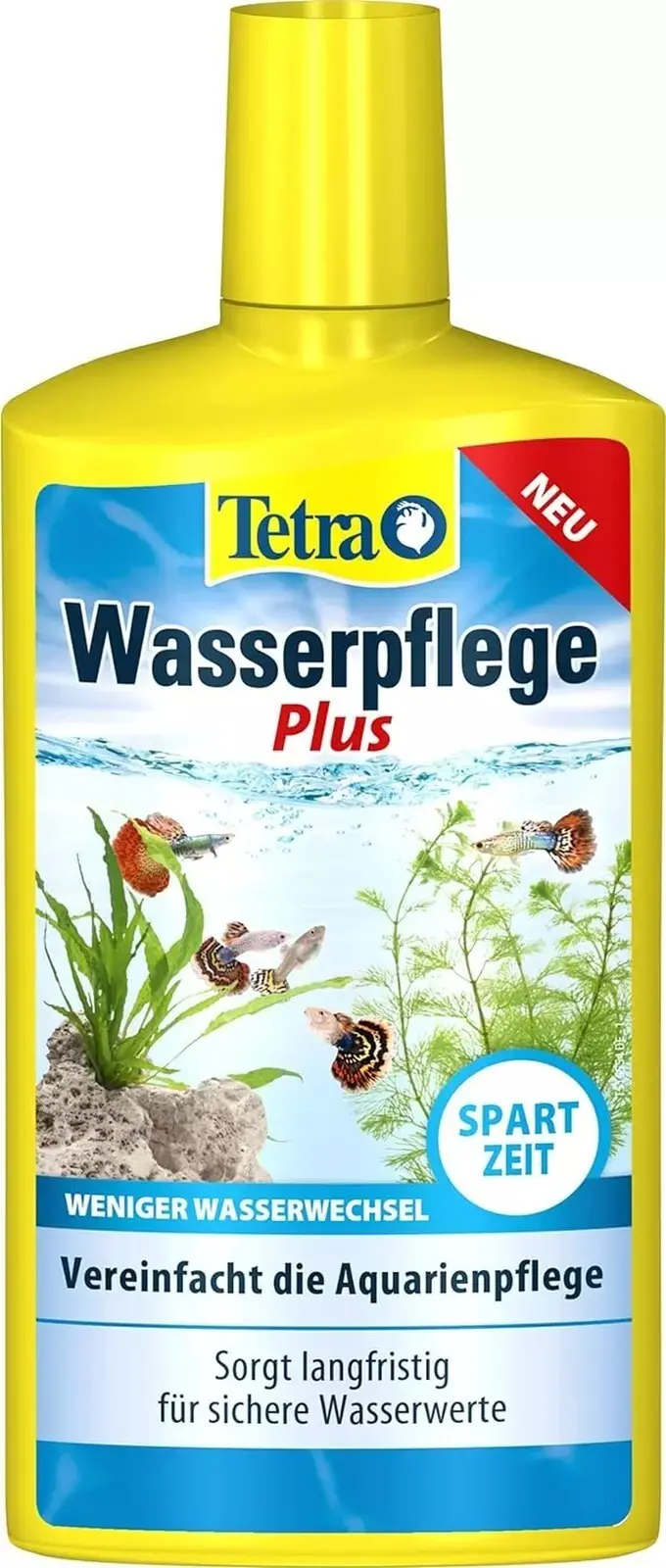 Tetra Wasserpflege Plus 500ml einfachere Aquarienpflege - weniger Wasserwechsel