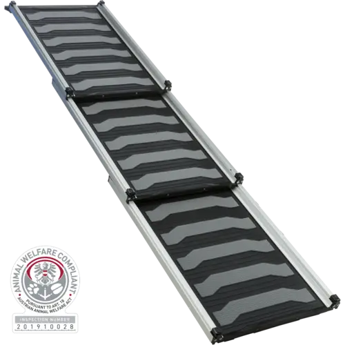 TRIXIE 3-fach Teleskop-Rampe Aluminium / TPR