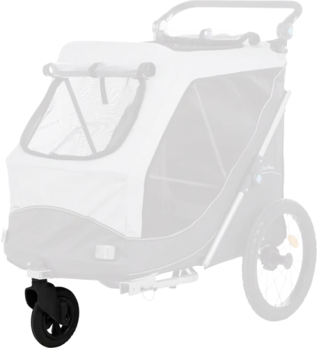 TRIXIE Buggy-Frontrad für Fahrradanhänger