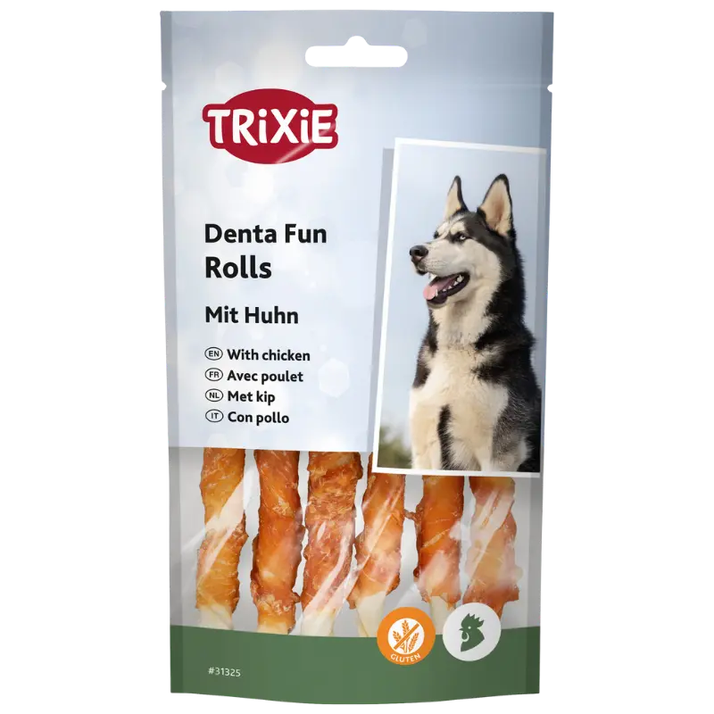 TRIXIE Denta Fun Kaurollen Huhn 70 g