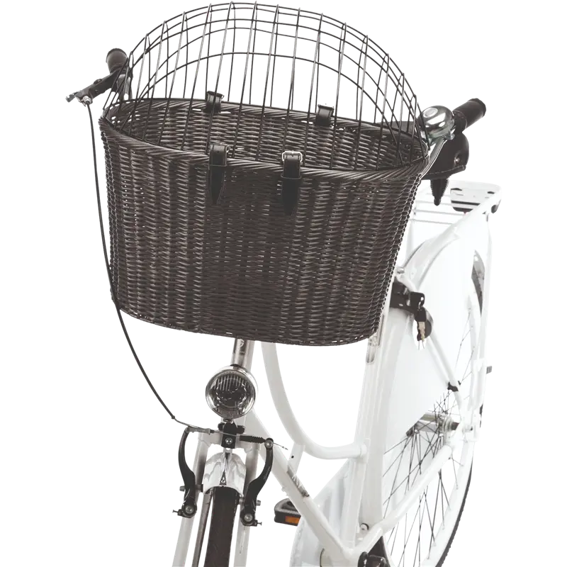 TRIXIE Fahrradkorb m. Gitter anthrazit