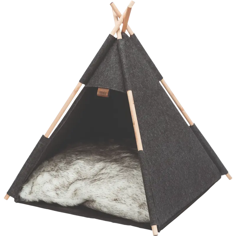 TRIXIE Kuschelhöhle Tipi anthrazit
