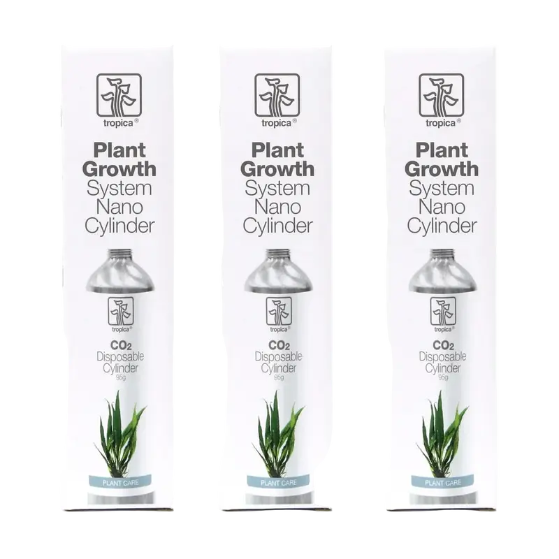 Tropica CO₂ System Nano Ersatzzylinder – 3 × 95 g