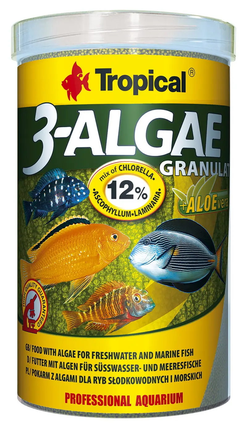 Tropical 3-Algae Granulat 250ml - Futter mit hohem Algenanteil wie Spirulina