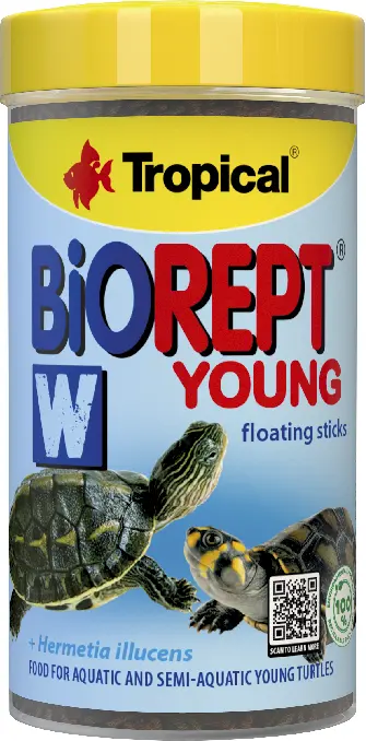 Tropical Biorept W Young - Aufzuchtfutter für junge Schildkröten 250ml