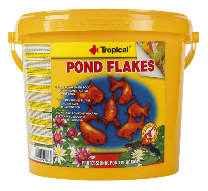 Tropical Pond Flakes 5 Liter - Flockenfutter Futter für Teichfische Teich