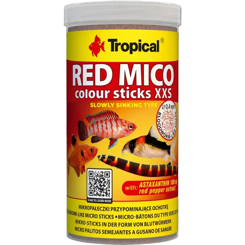 Tropical Red Mico Colour Sticks XXS – 0,4 mm