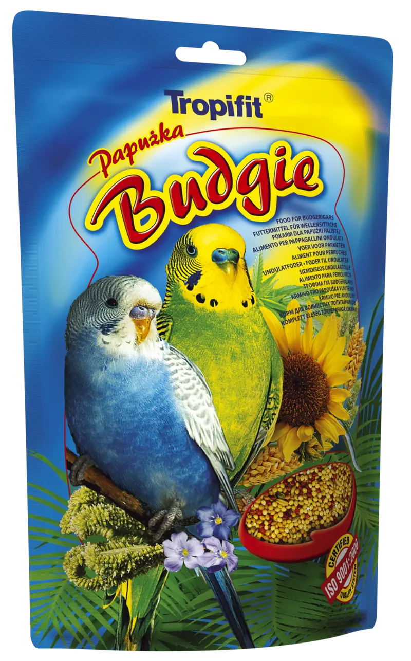 Tropifit Budgie 700g - Futter Wellensittiche Vogelfutter Körner Samen MHD 05/25