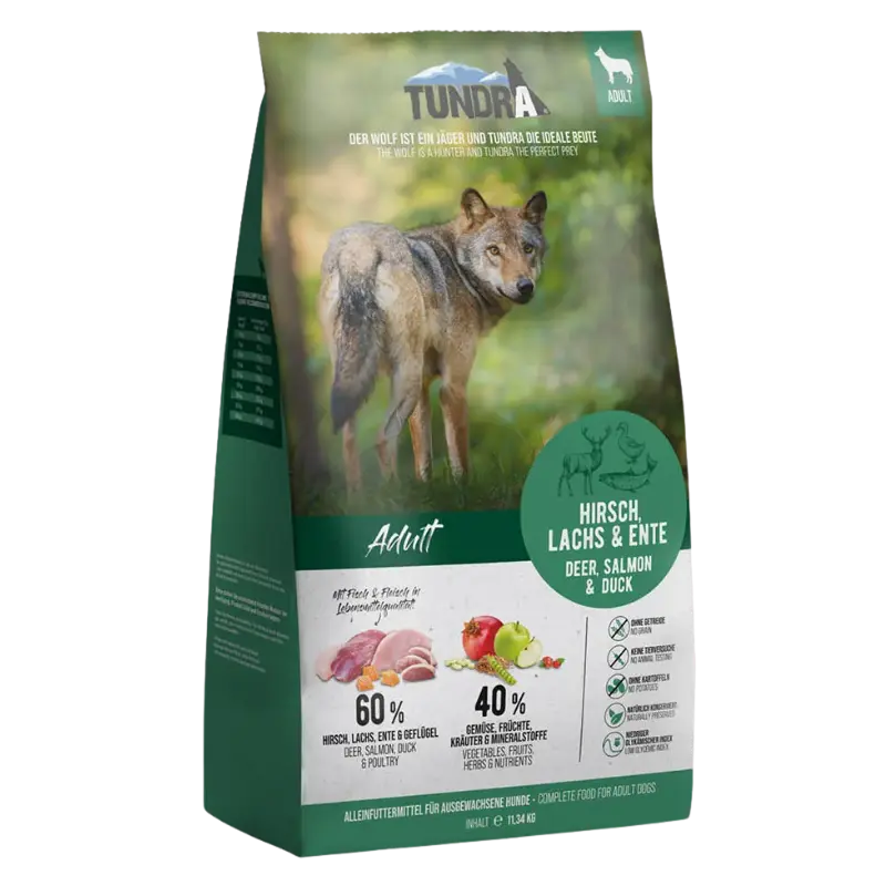Tundra Hirsch, Ente, Lachs