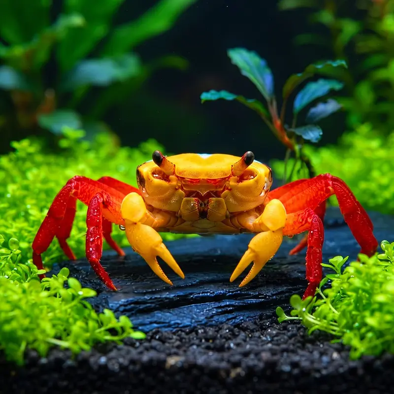 Vampirkrabbe „Yellow Witcher“ - Lepidothelphusa sp.