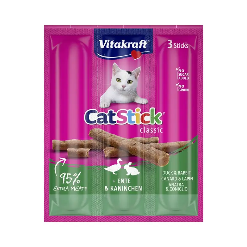 Vitakraft Cat-Stick mini Ente & Kaninchen Inhalt