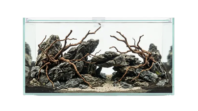 Weißglas-Aquarium 120x40x60cm (LxTxH) 288l - Versandkostenfrei!