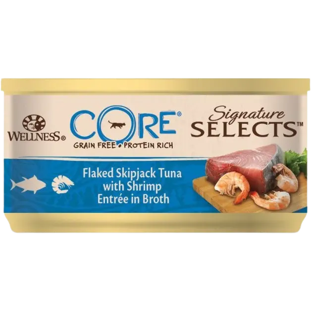 Wellness CORE Flakes Thunfisch & Shrimps 79 g