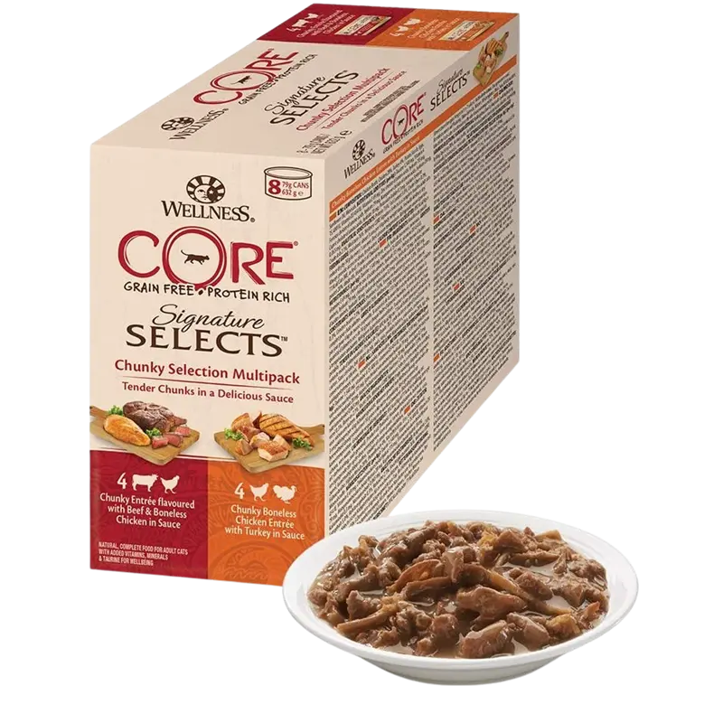 Wellness CORE Multipack Chunky Selection 632 g