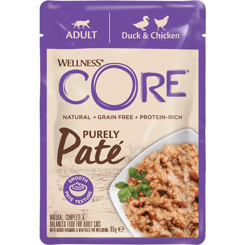 Wellness CORE Purely Paté Ente & Huhn 85 g