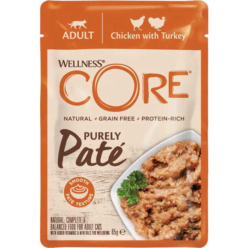Wellness CORE Purely Paté Huhn & Truthahn 85 g