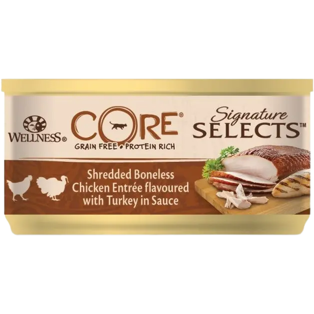 Wellness CORE Shredded Huhn & Truthahn 79 g