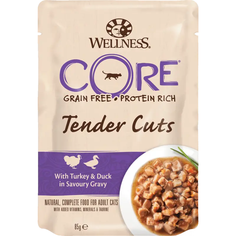Wellness CORE Tender Cuts Truthahn & Ente in Sauce 85 g