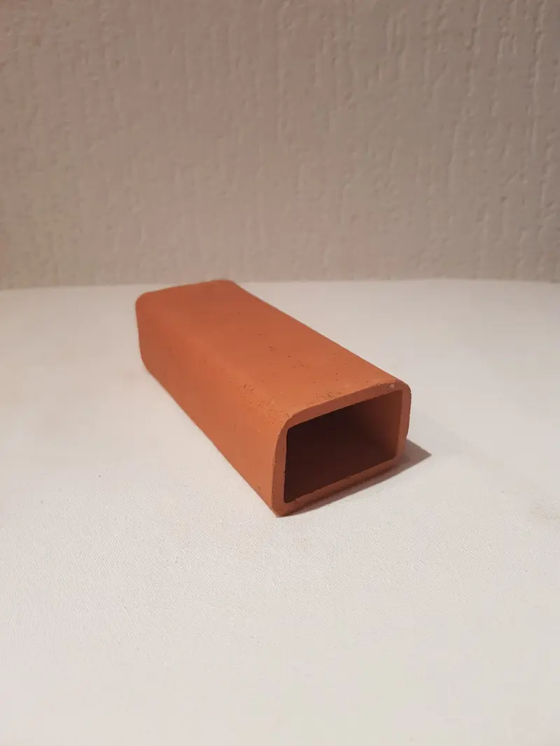 Welshöhle Laichhöhle 14cm Terrakotta Tonhöhle 4-eckig für Welse Aquarium Höhle