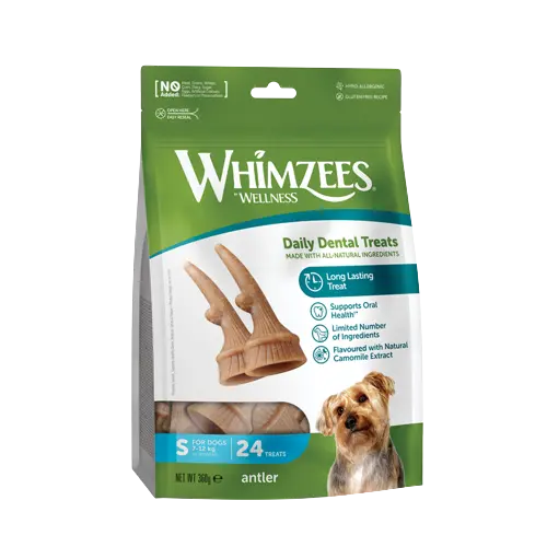 WHIMZEES Dog Snack Antler/Geweih S 360 g
