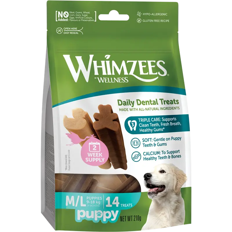 WHIMZEES Dog Snack Value Bag Puppy M/L
