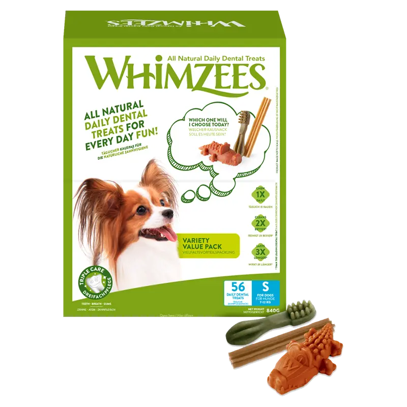 WHIMZEES Variety Value Box Größe S 840 g