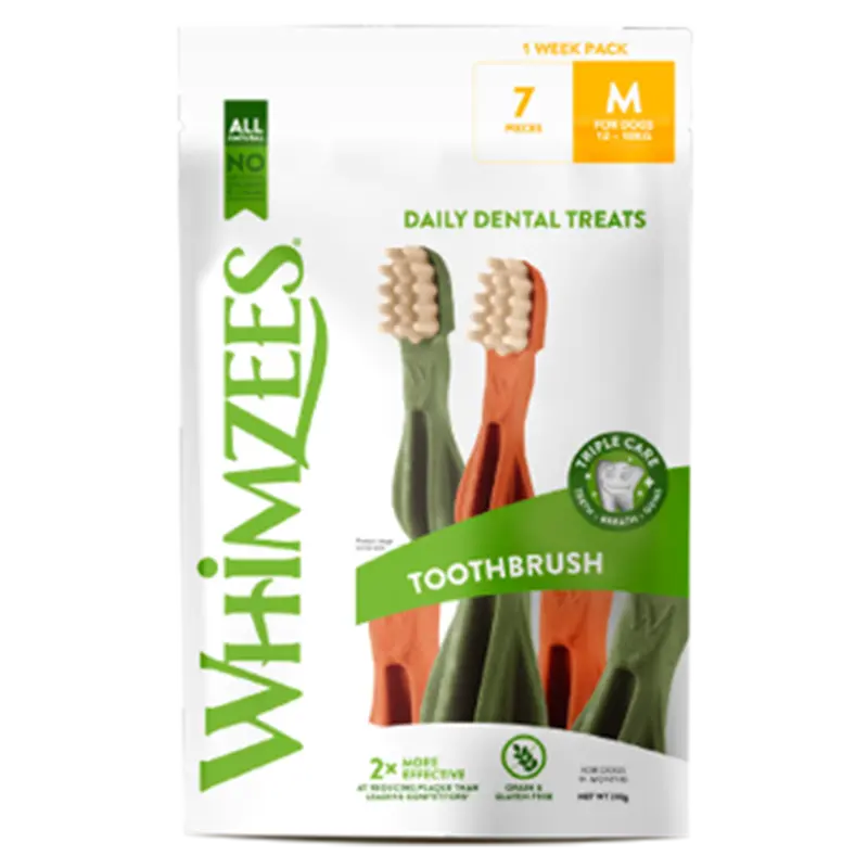 WHIMZEES Zahnbürste Week Pack Größe M 210 g