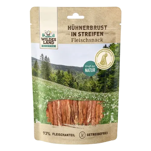Wildes Land Hühnerbrust in Streifen 200 g