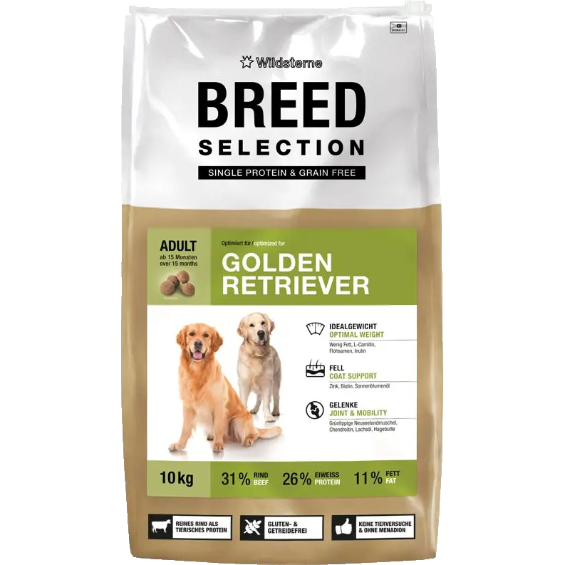 Wildsterne Breed Selection Adult Golden Retriever