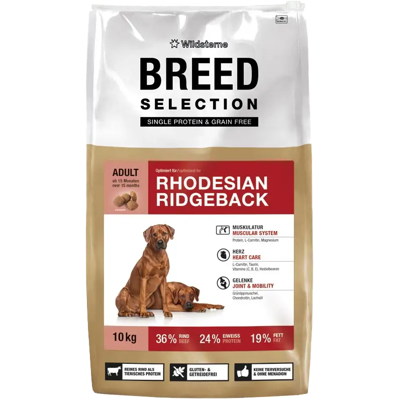 Wildsterne Breed Selection Adult Rhodesian Ridgeback
