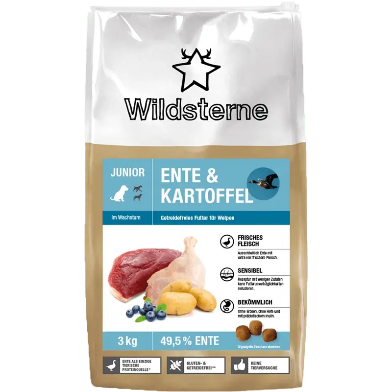 Wildsterne Ente & Kartoffel Junior