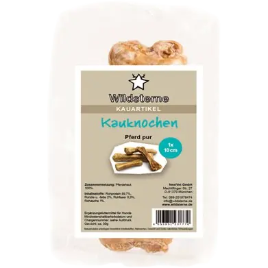Wildsterne Kauknochen Pferd pur 10 cm (30 g)