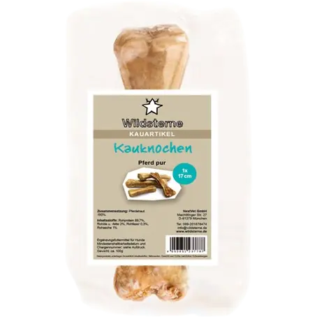 Wildsterne Kauknochen Pferd pur 17 cm (100 g)