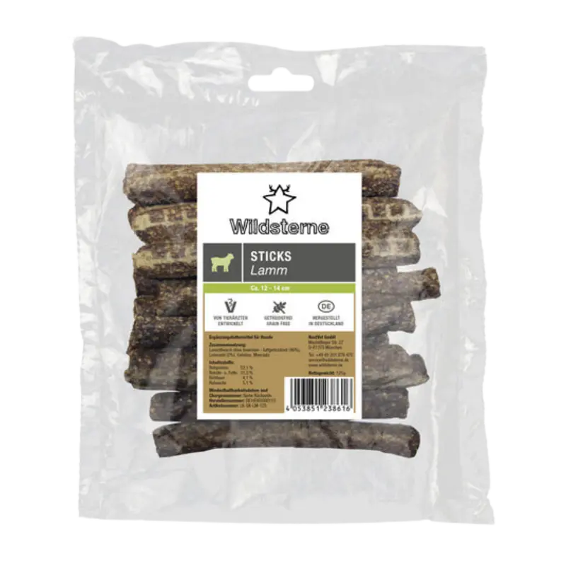Wildsterne Sticks Lamm 125 g