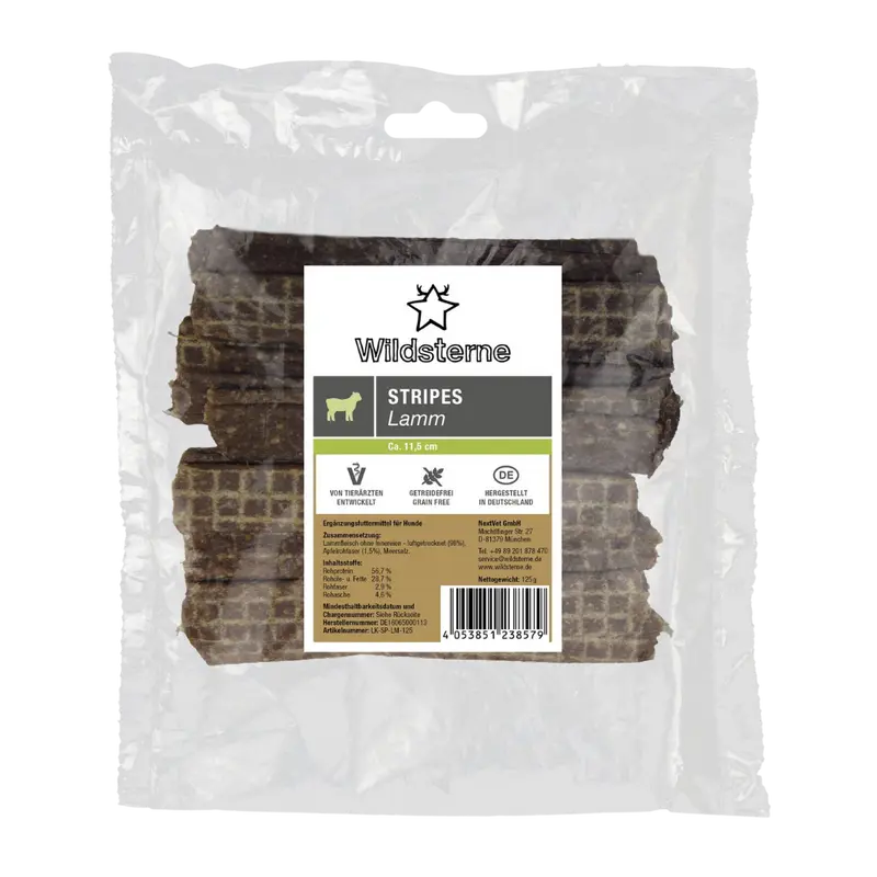 Wildsterne Stripes Lamm 125 g