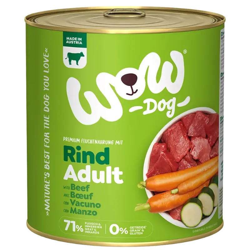 Wow Dog Dose Adult Rind 800g