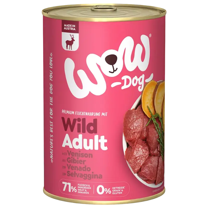 Wow Dog Dose Adult Wild 400g